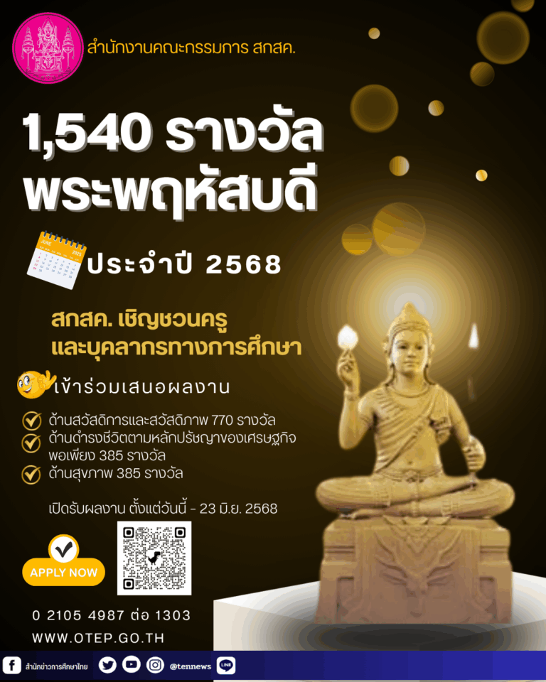 5สกสค.รางวัลพระพฤหัสบดีประจำปี 2568