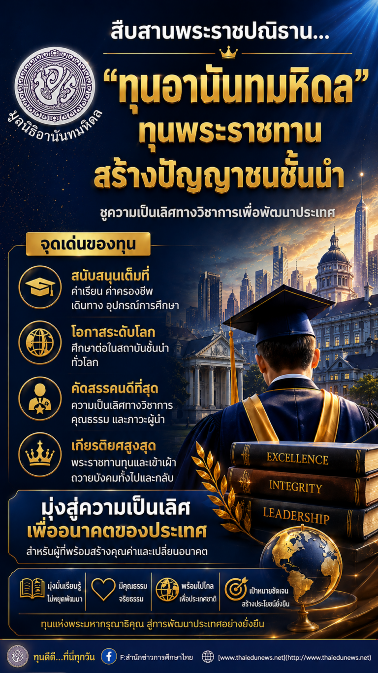 มูลนิธิอานันทมหิดล2569