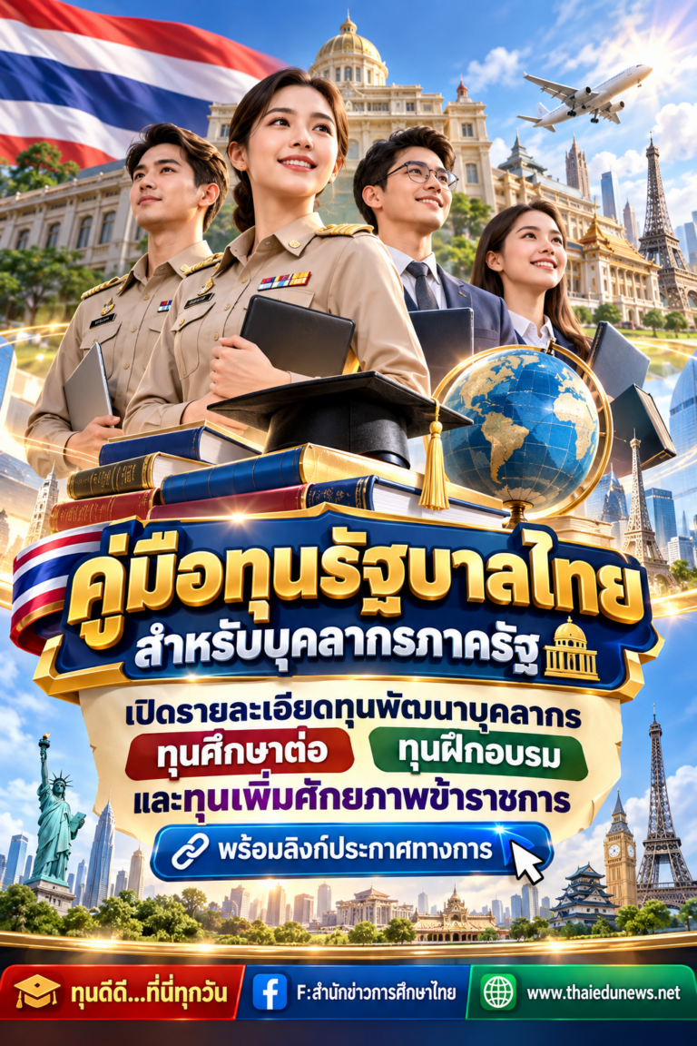 คู่มือทุนรัฐบาลสำหรับบุคลากร