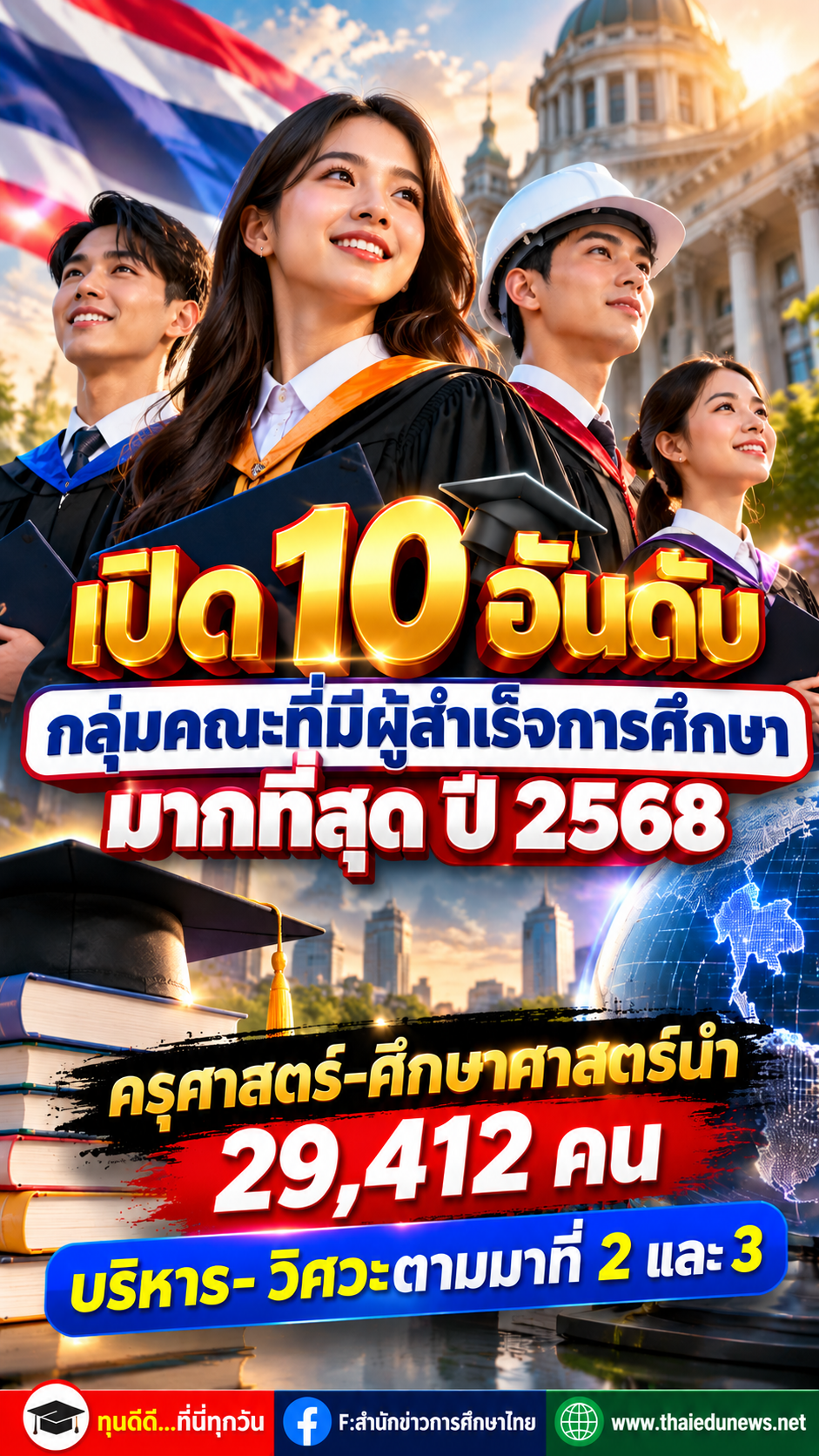 จำนวนจบมากที่สุดปี2568